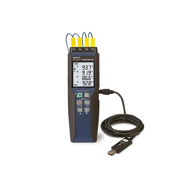 【HH374】THERMOCOUPLE DATALOGGER, 4-CH, H