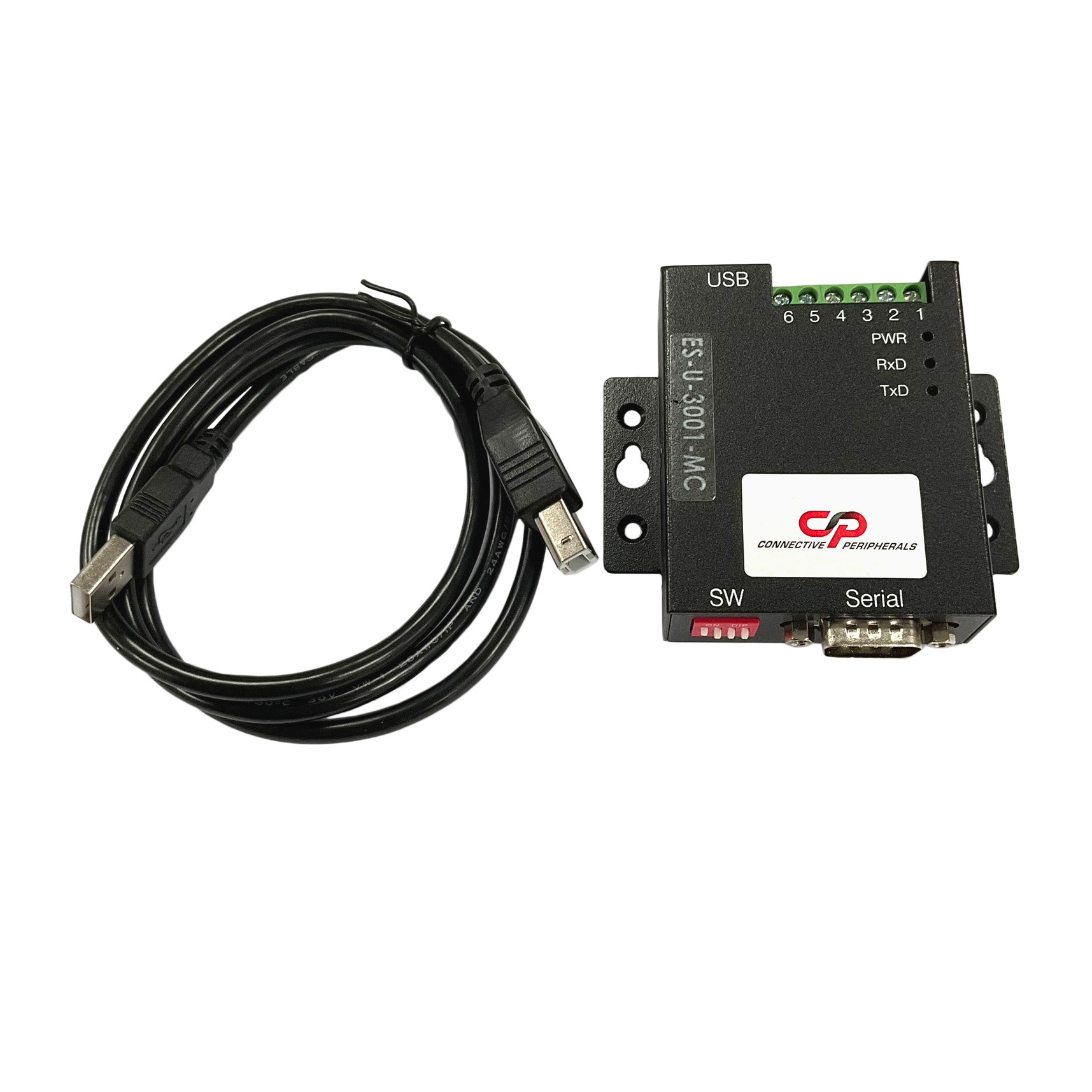 【ES-U-3001-MC】RS-232/RS-422/RS-485 USB TO SERL