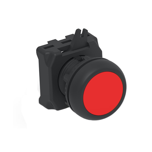 PUSH BUTTON FLUSH RED【2492672-1】