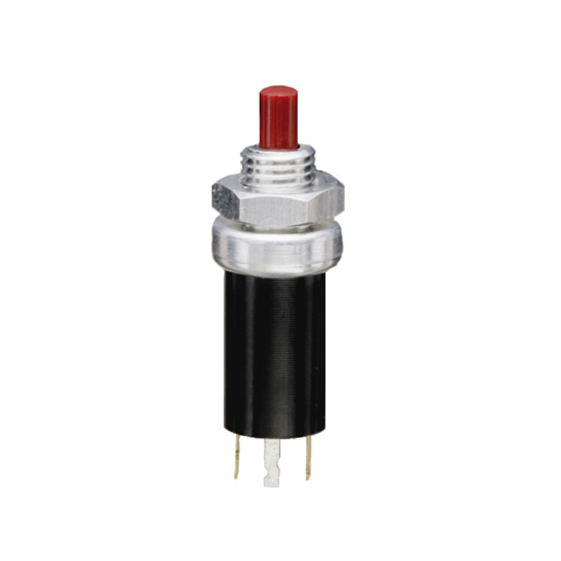 【46-101 BLK】SWITCH PUSH SPDT 0.25A 115V