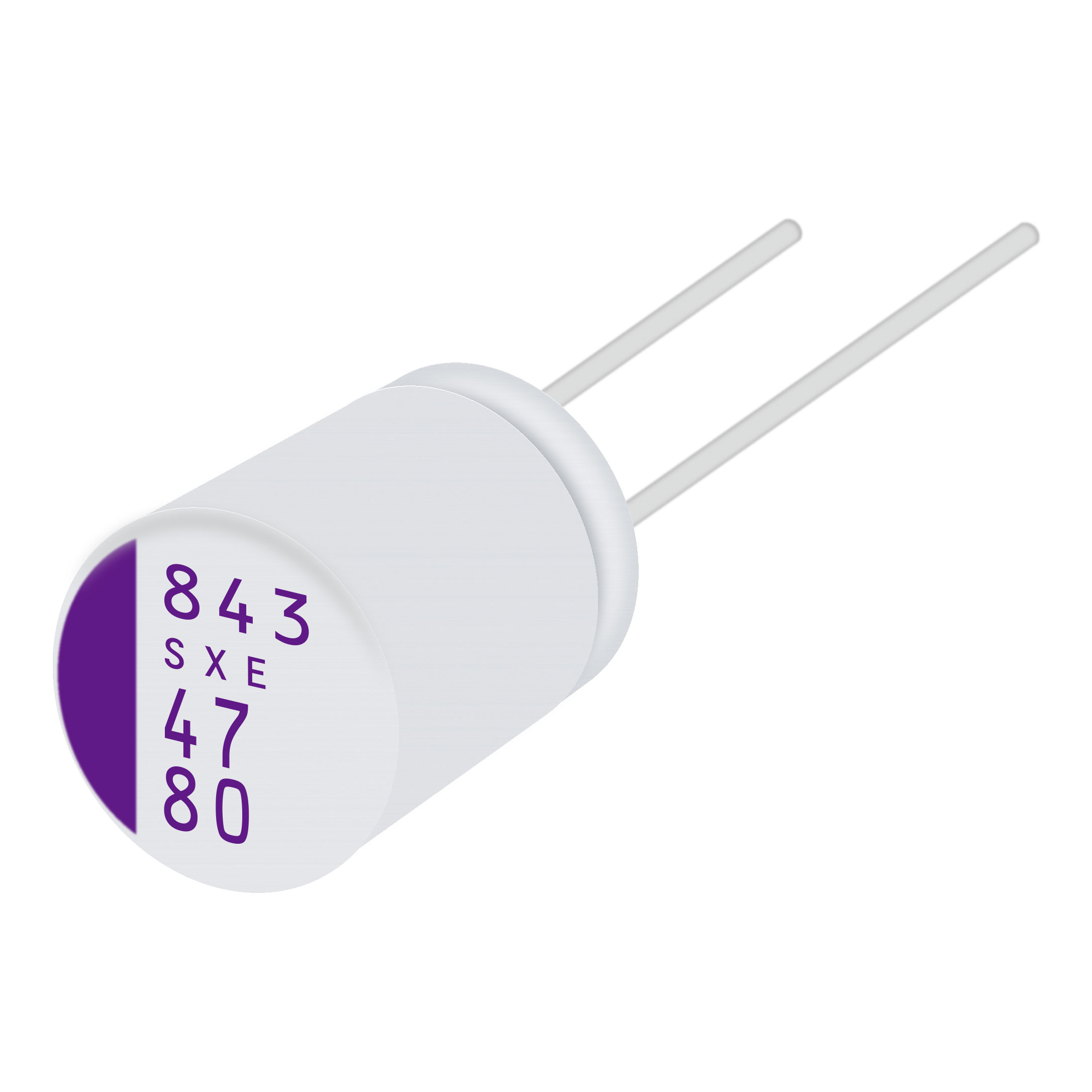 CAP ALUM POLY 27UF 20% 100V TH【100SXE27MX+3】