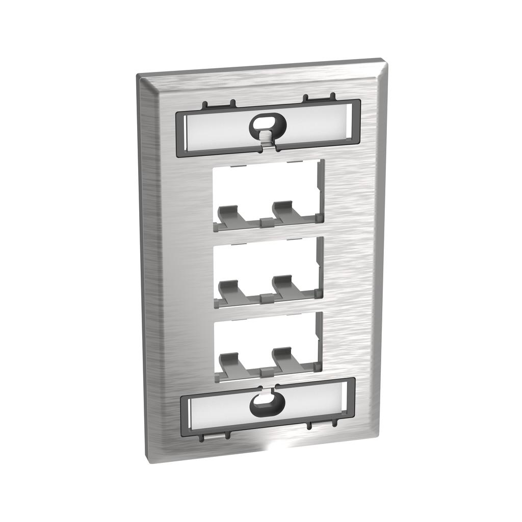 【CFPL6SU】MINI-COM STAINLESS STEEL FACEPLA
