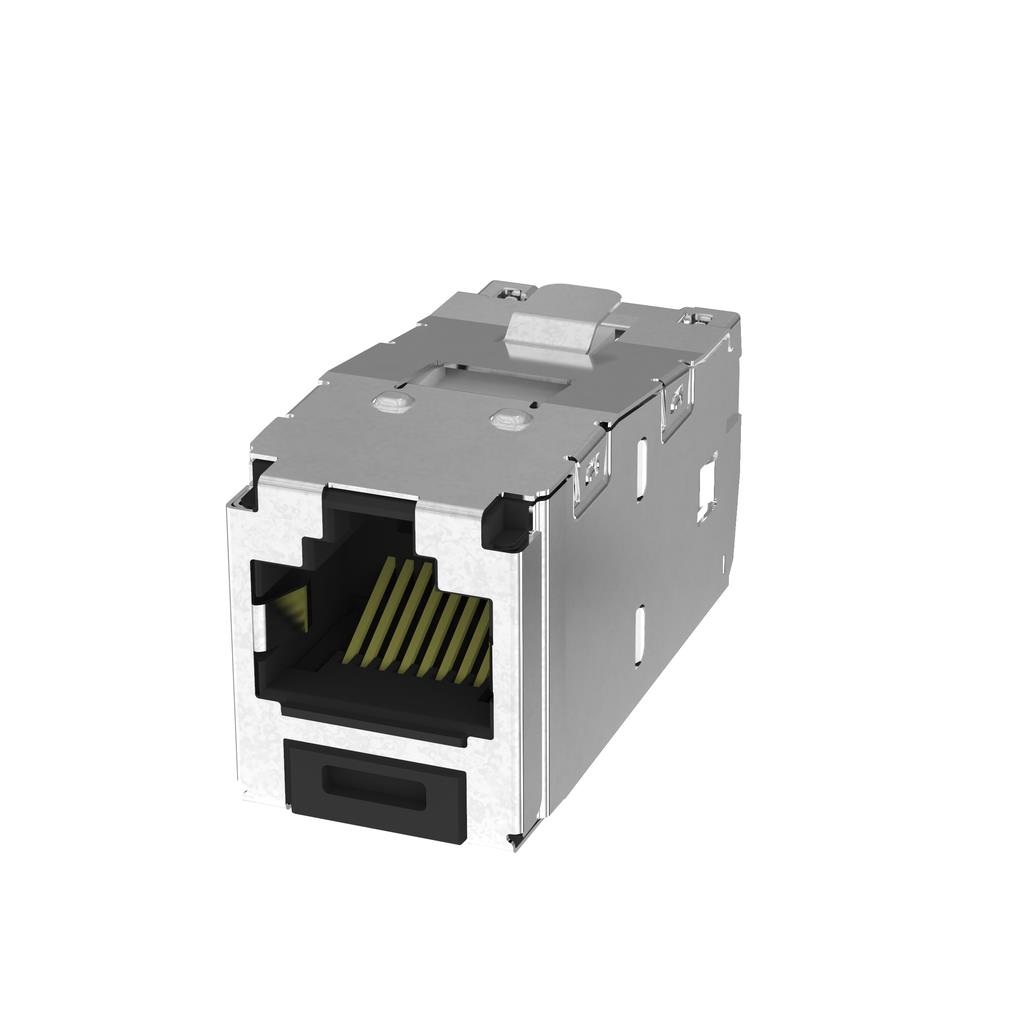 【CJS6X88TGY-C】SHIELDED RJ45 CAT 6A TG JACK MOD