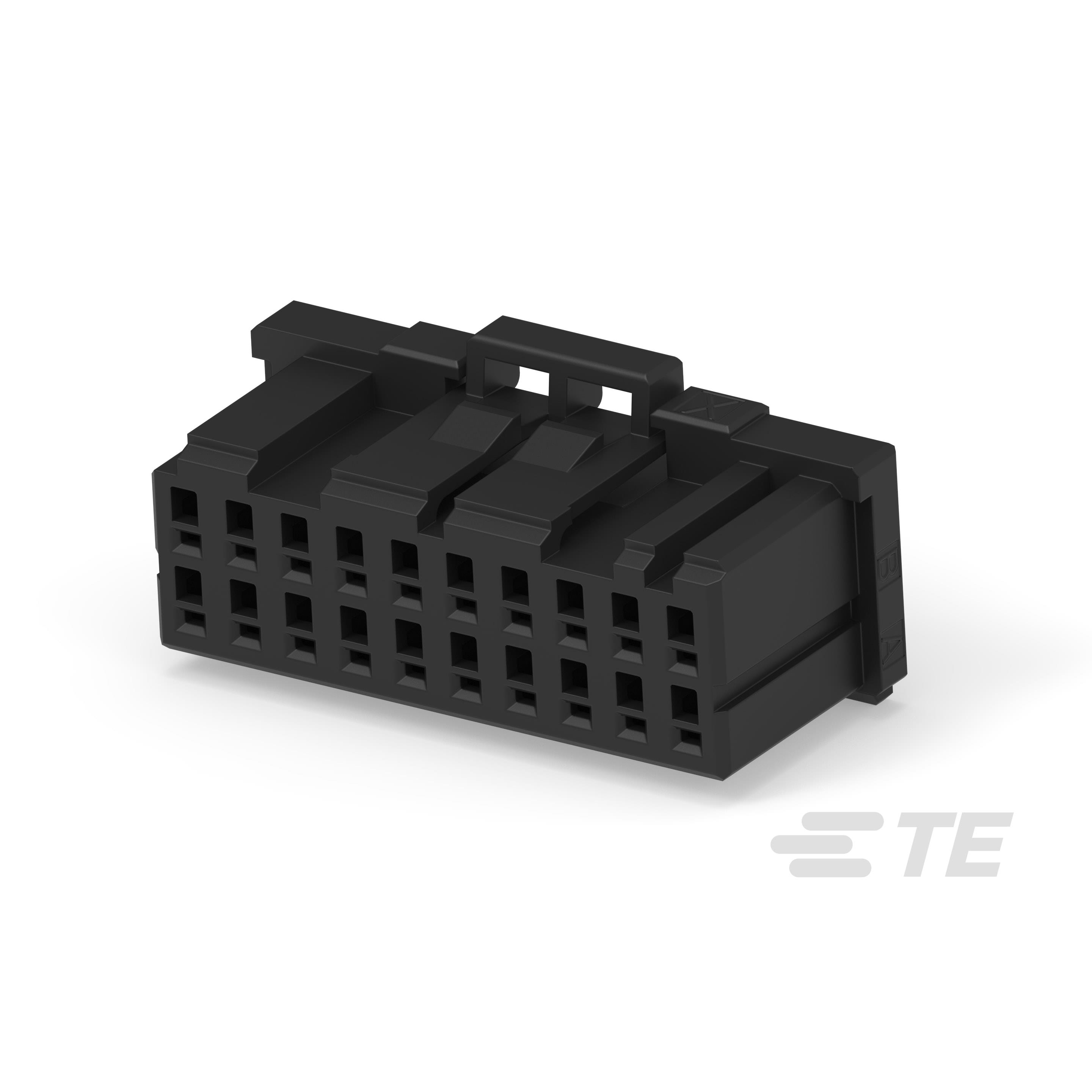 【1-2349949-0】D1200D REC HSG 20P X BK, PA9T