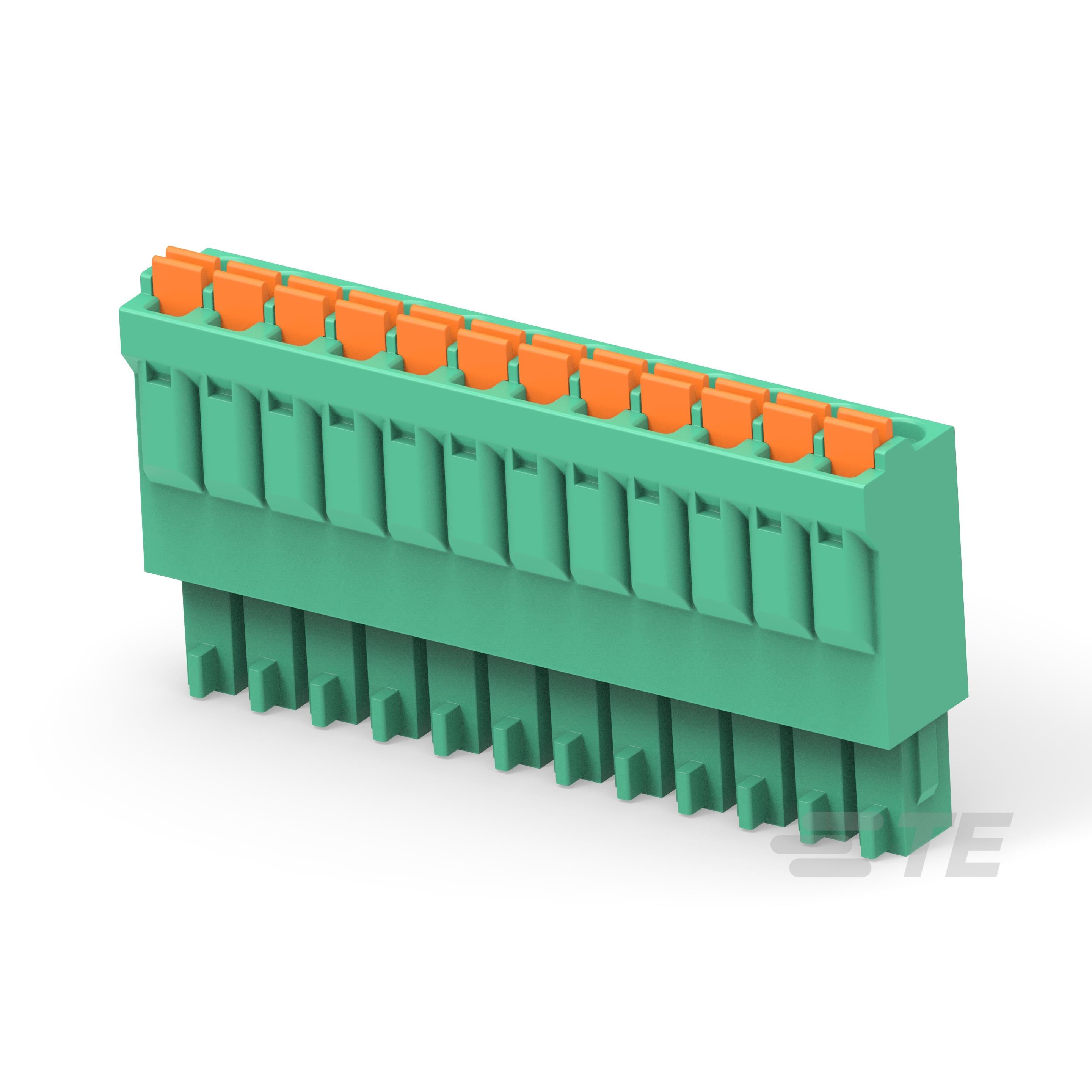 TERM BLOCK PLUG 12POS 3.50MM【1-2842474-2】