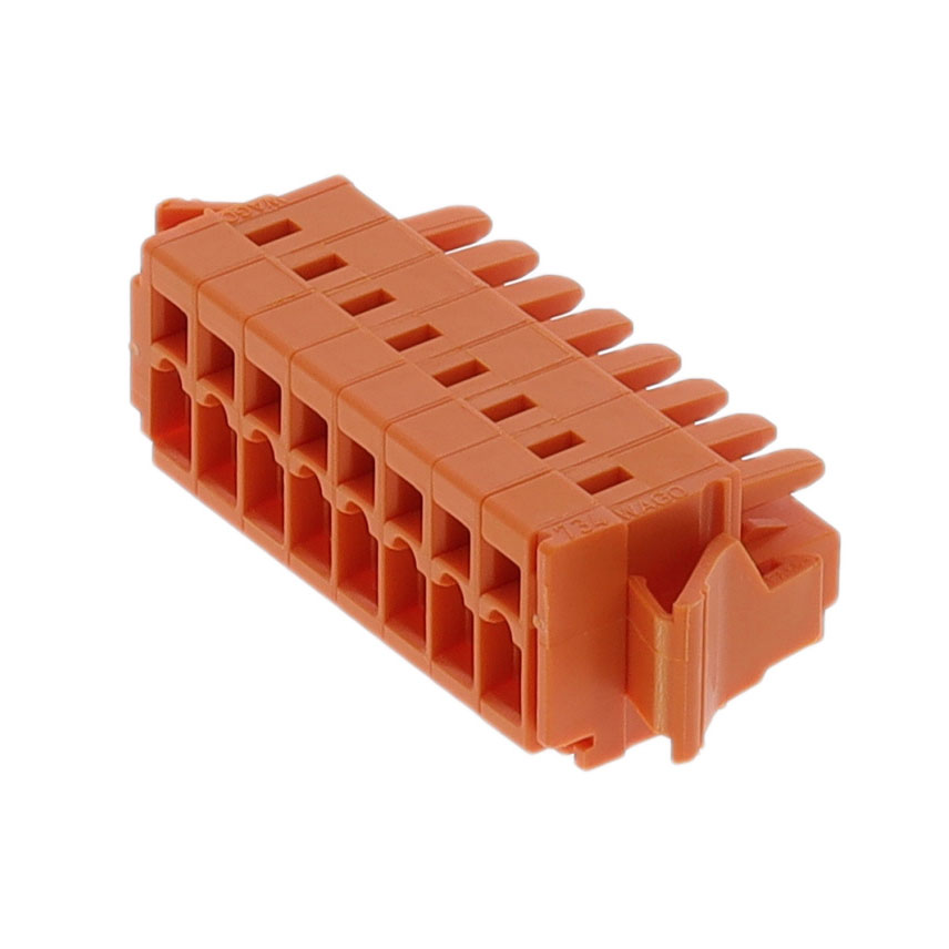 【734-208/037-000】TERM BLOCK PLUG 8POS 3.81MM