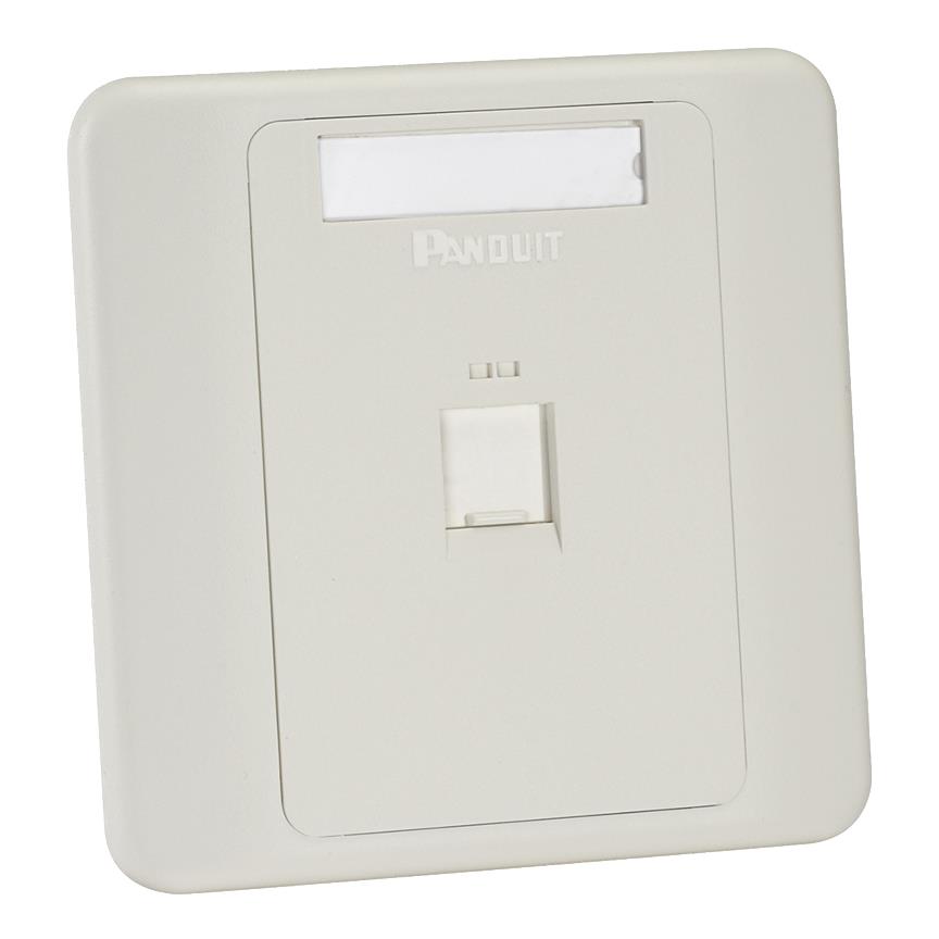 【NKFPLUKF1SAW】NETKEY FACEPLATE 1-PORT SHUTTERE