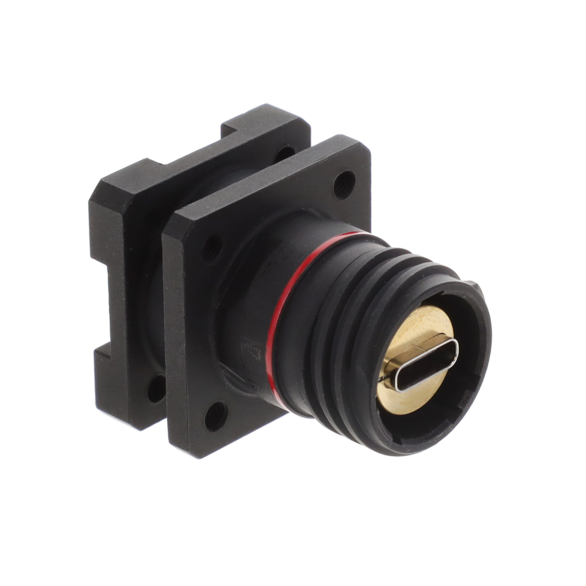 【USB3CFTV2ZNF459】USB-C SQUARE FLANGE RECEPTACLE,
