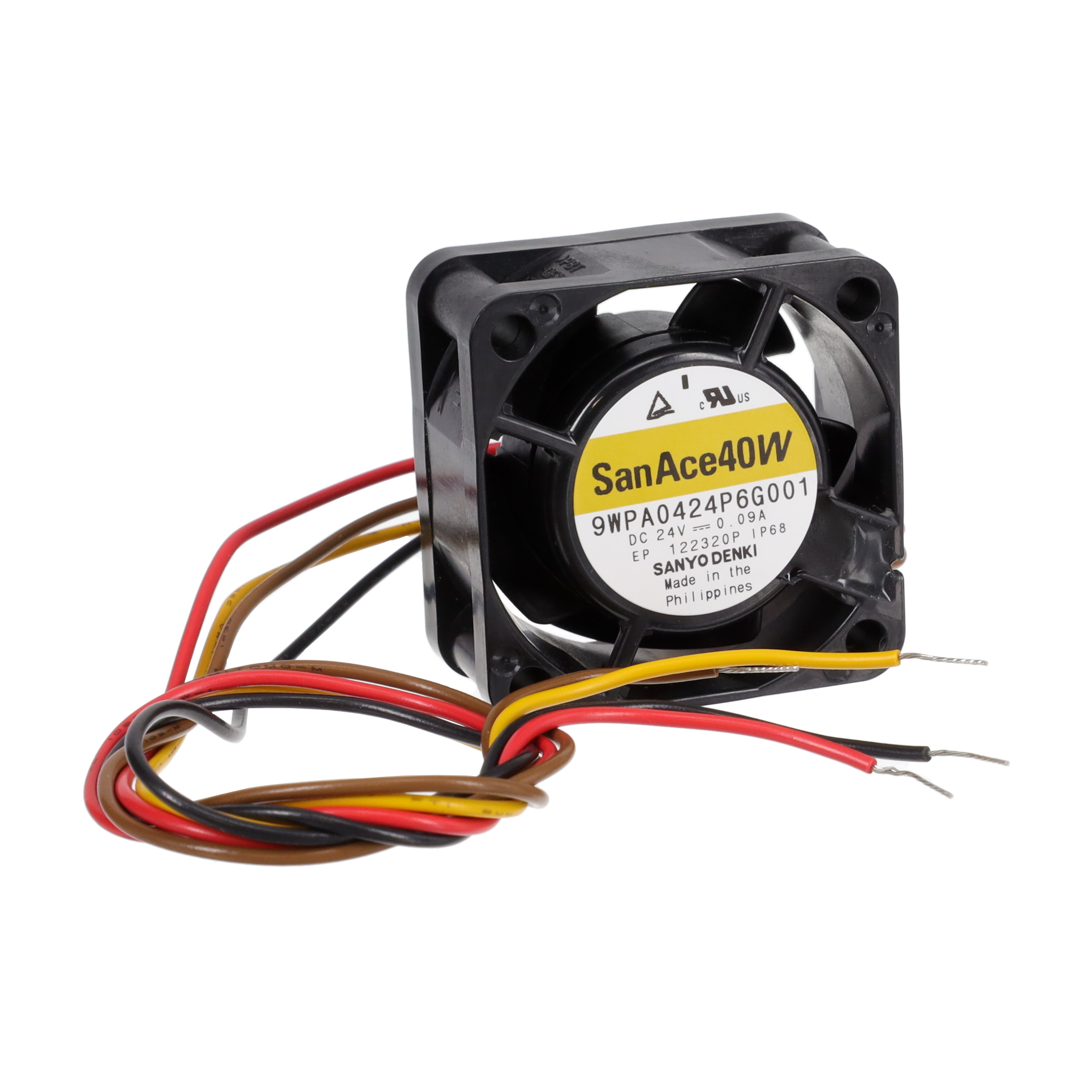 【9WPA0424P6G001】FAN AXIAL 40X20MM 24VDC WIRE