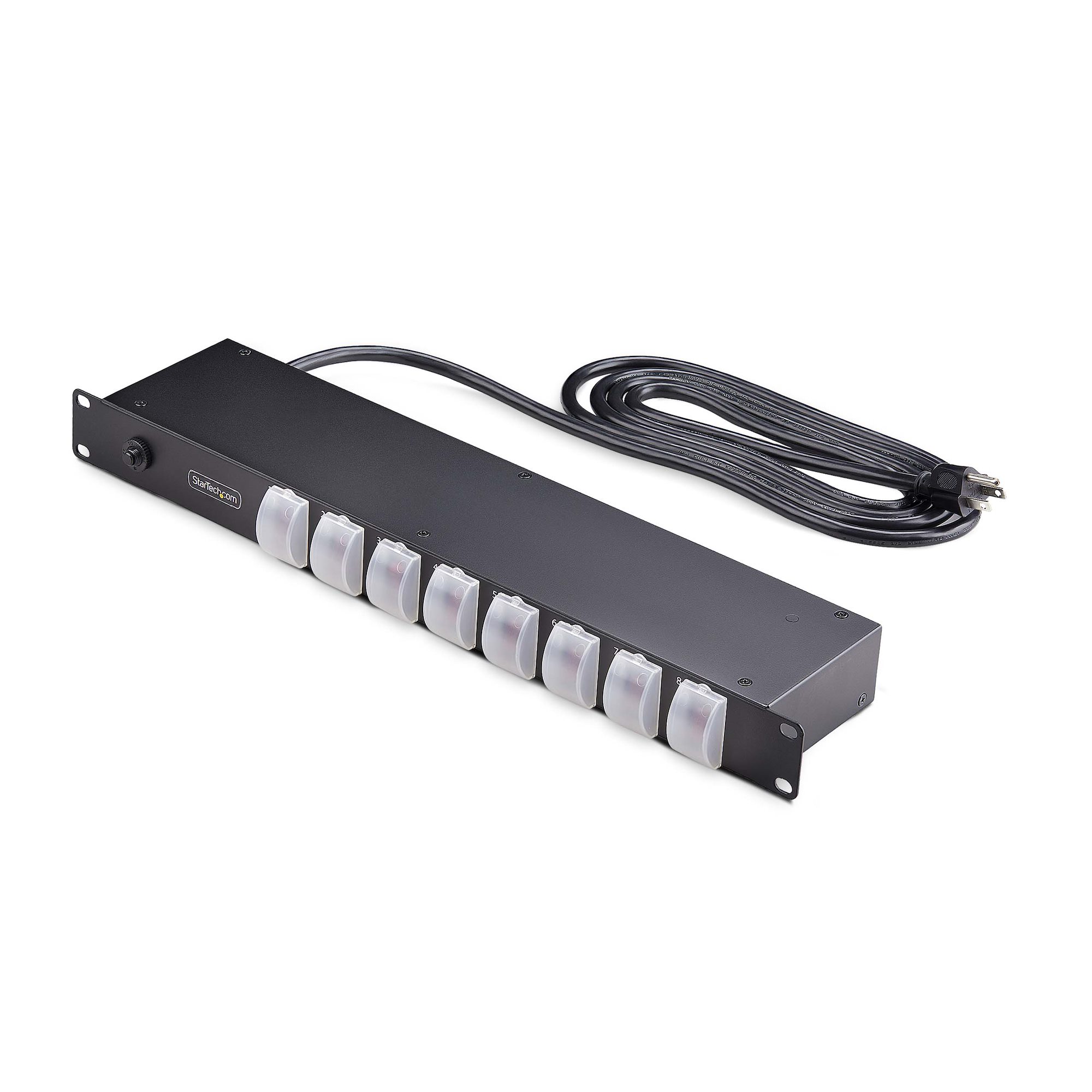 【8NS8-RACK-MOUNT-PDU】8-OUTLET 1U RACK MOUNT PDU