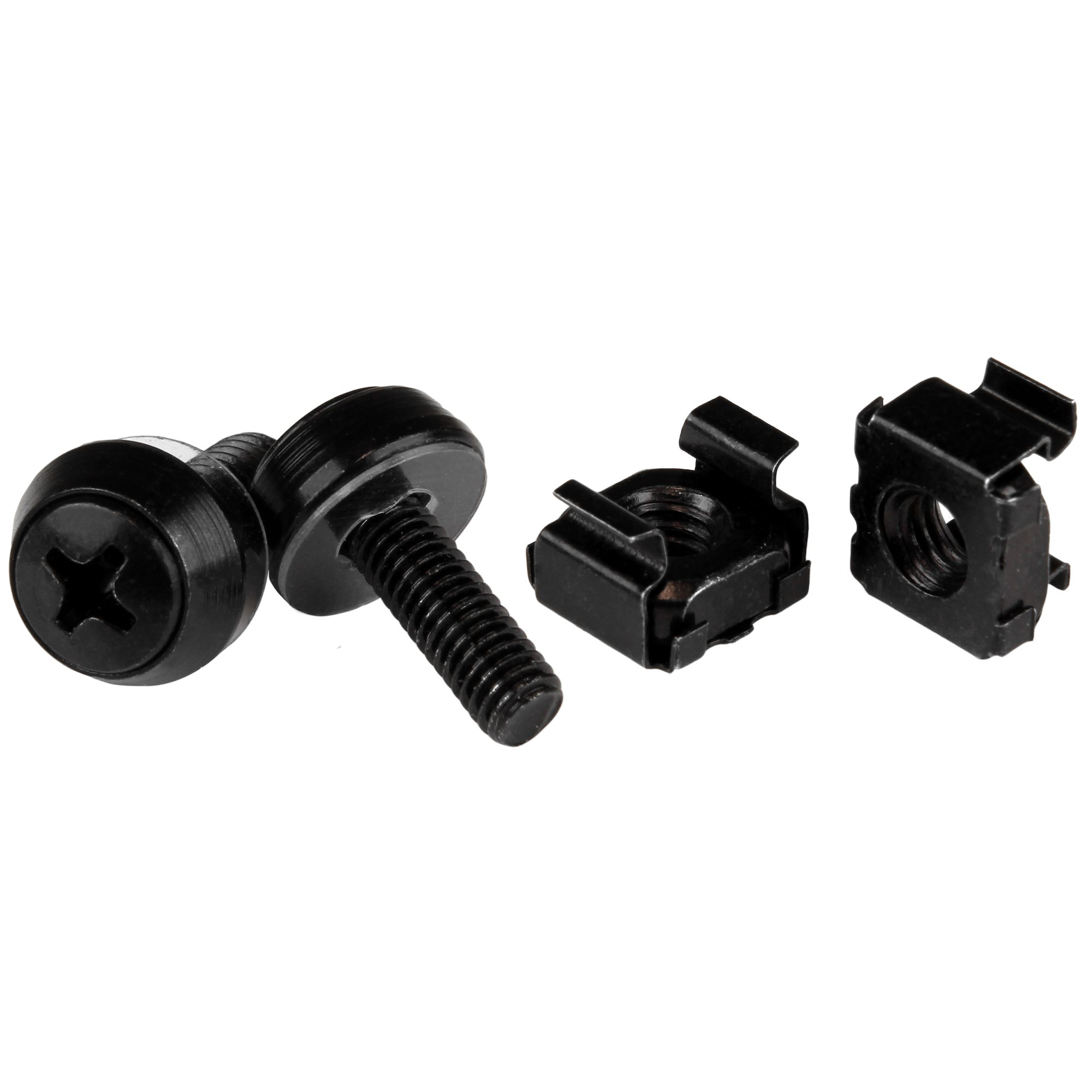 【CABSCREWM52B】100 PKG M5 SCREWS & CAGE NUTS