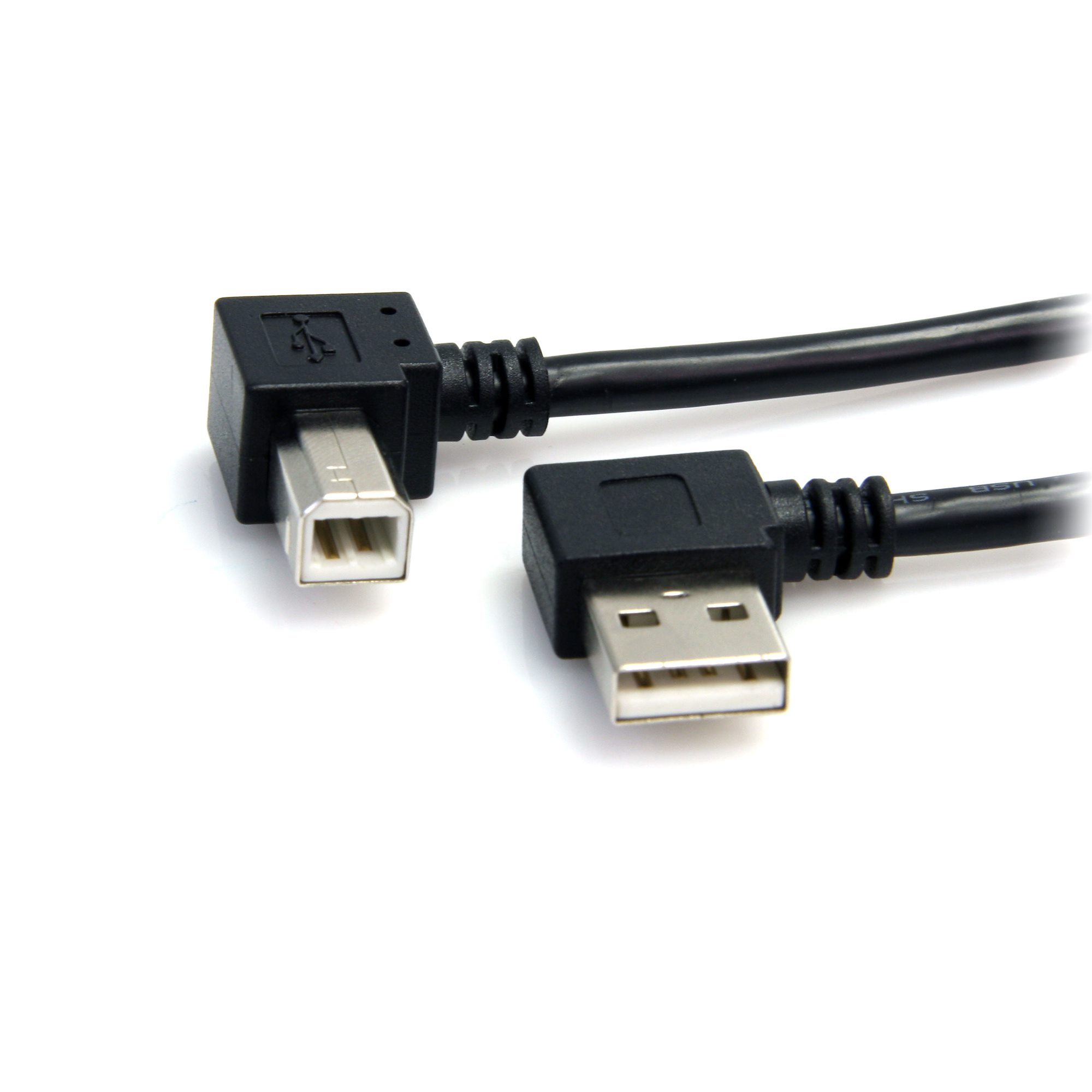 【USB2HAB2RA3】3 FT RIGHT ANGLE USB CABLE