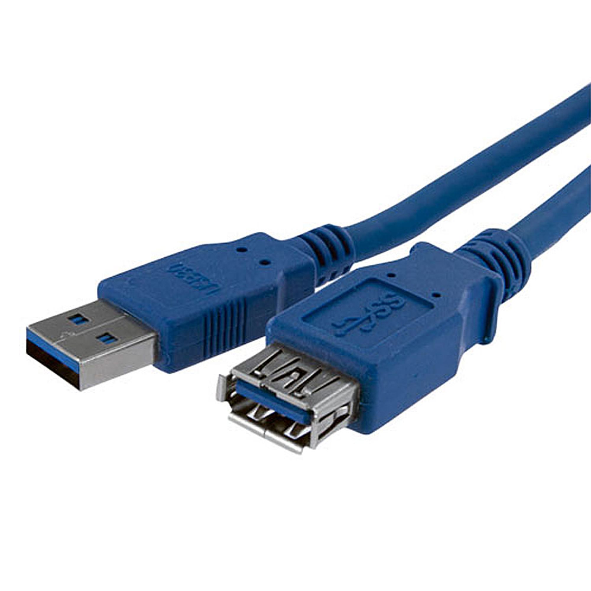 【USB3SEXT1M】1M BLUE USB 3 EXTENSION CABLE