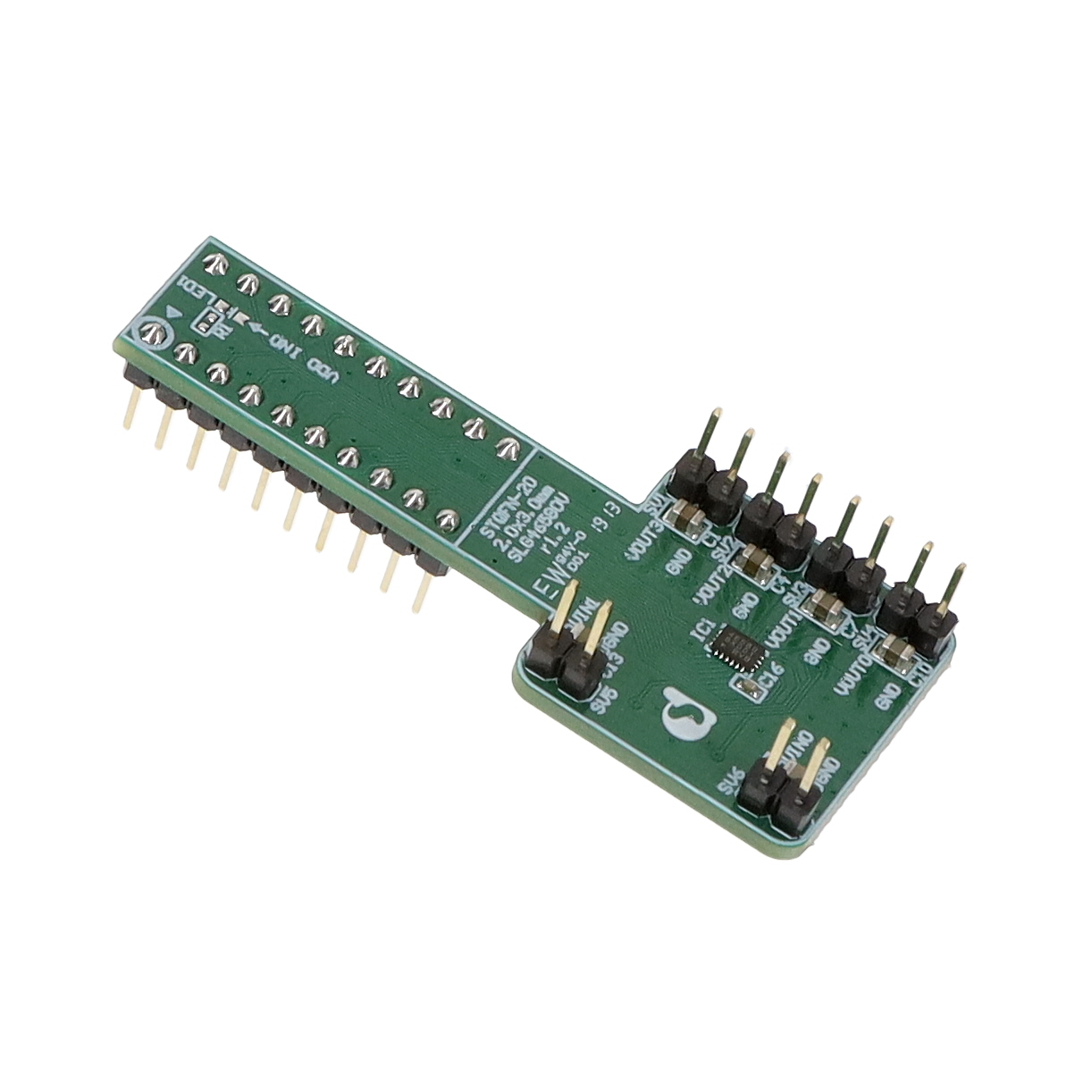 【SLG46580V-DIP】20-PIN DIP PROTO BOARD SLG46580