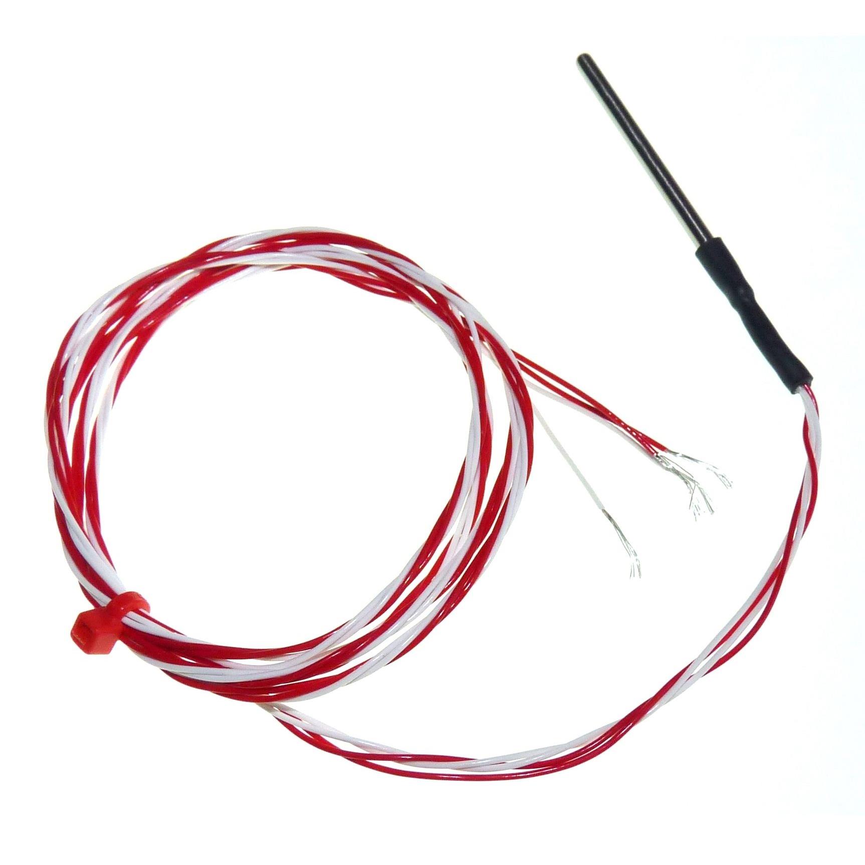 【XE-3676-001】PT100 CLASS B 4 WIRE 4X25MM 1M
