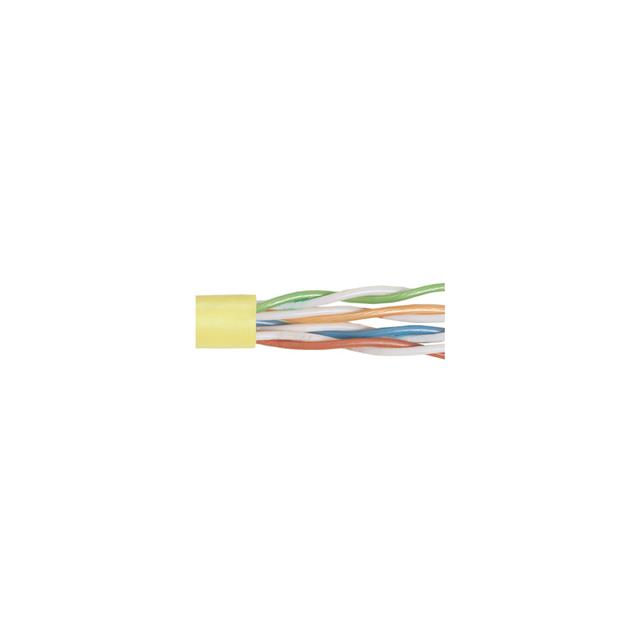 【TC2581】C5E UTP 4PR/24 STR PVC YLW 1K