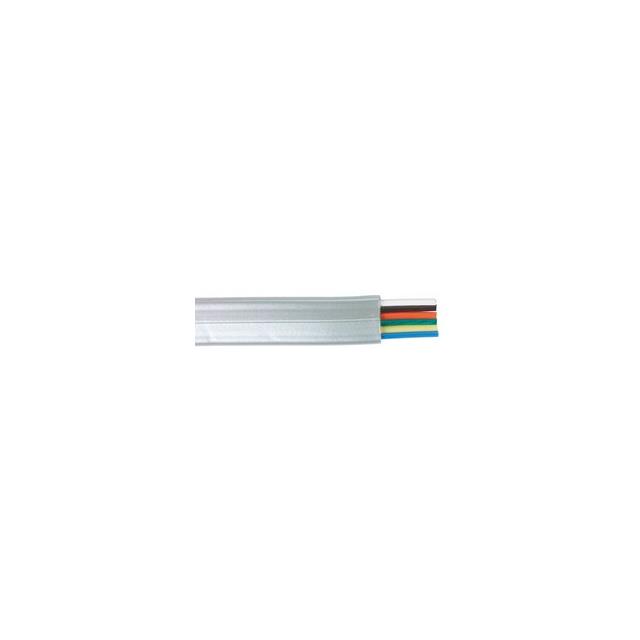 【TDB6-1000】CABLE MOD FLAT 6COND SLVR 1000'