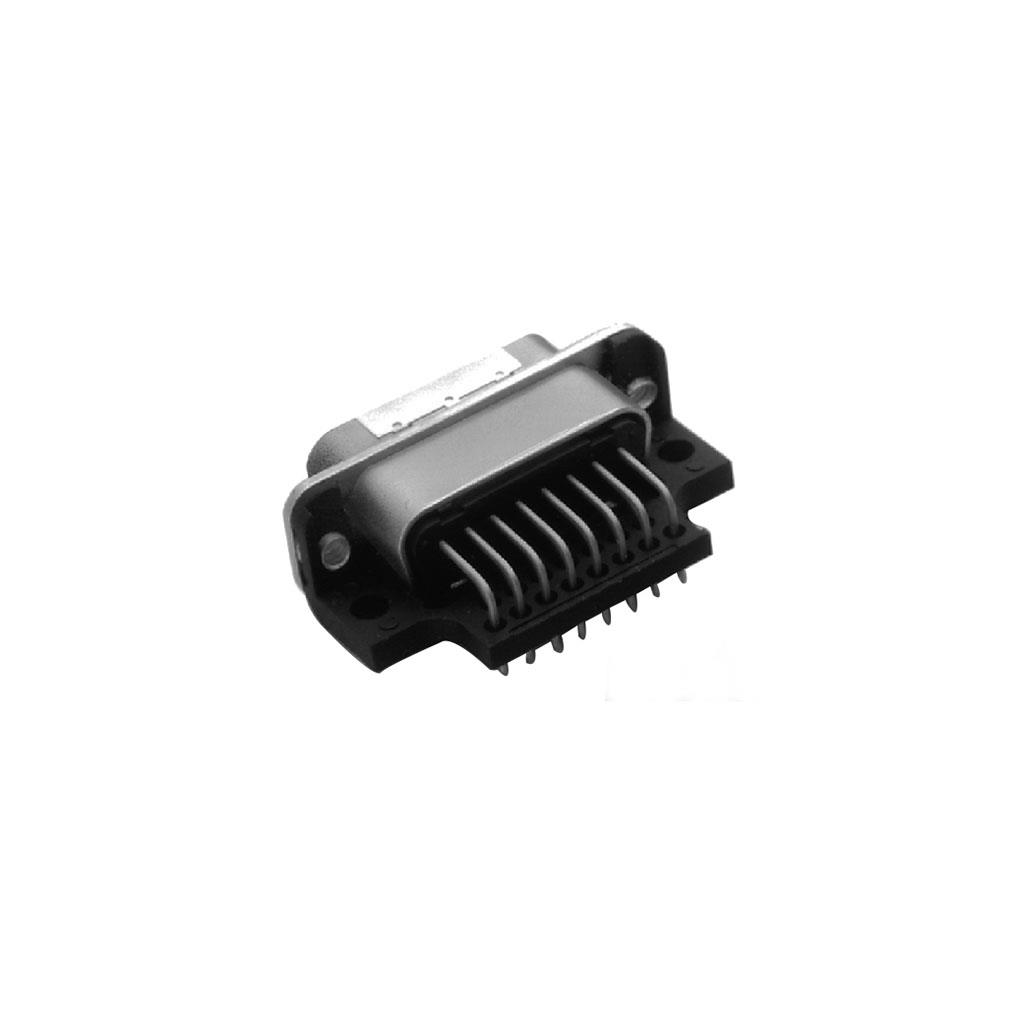CONN D-SUB PLUG 15POS R/A SOLDER【0732840650】