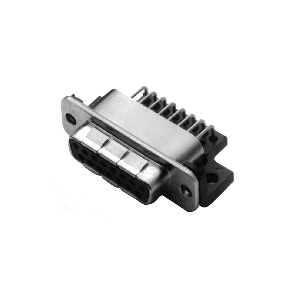 【0732842850】CONN D-SUB RCPT 15POS R/A SOLDER