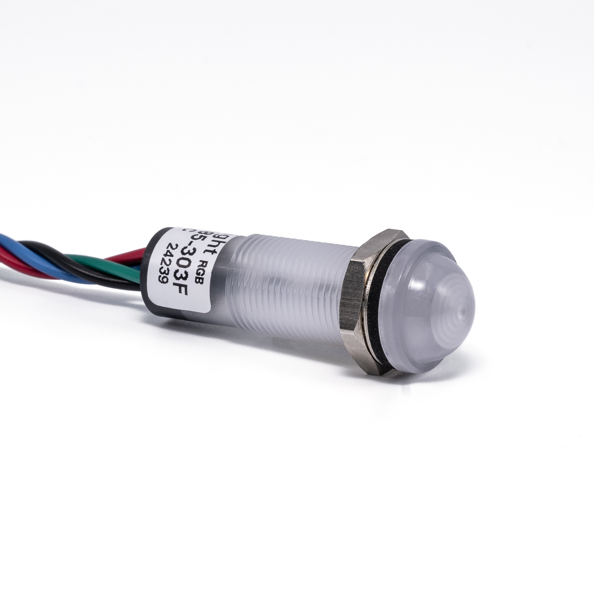 【659-2485-303F】PMI, DOME, RGB, 6-30VDC