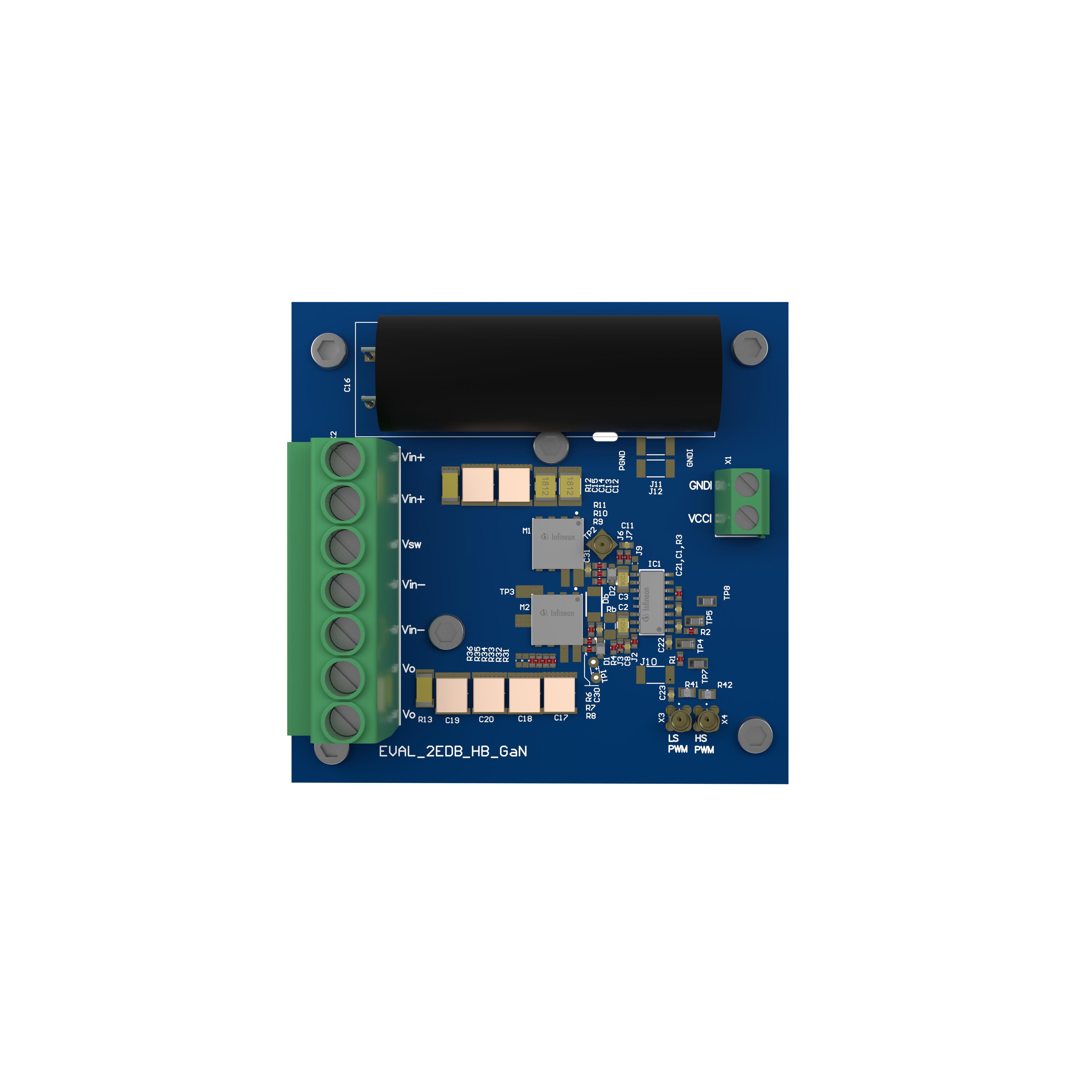 【EVAL2EDBHBGANTOBO1】EVAL BOARD FOR 2EDB8259Y