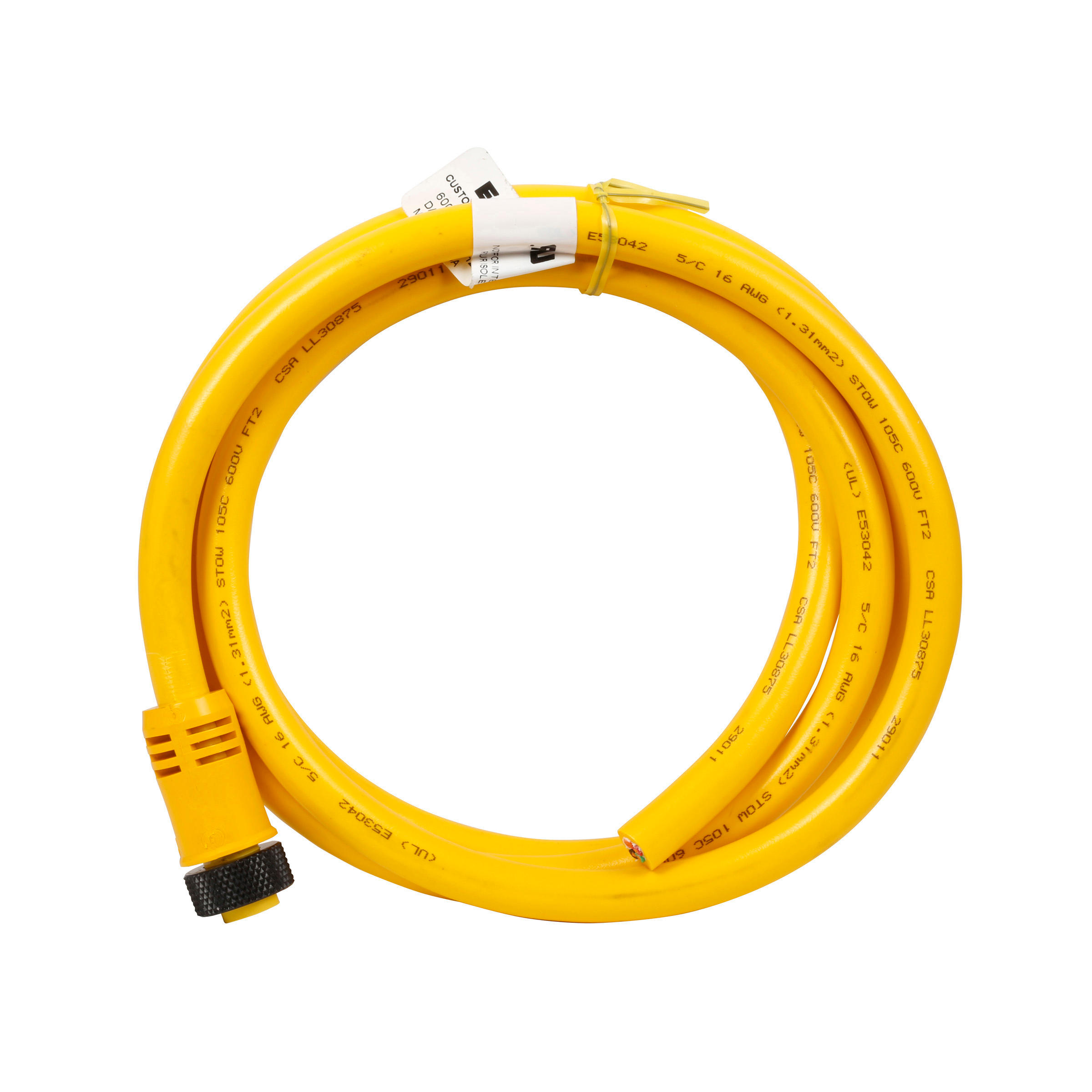【CSMS5D5CY1602】CORDSET,MINI,5PIN,16GA,2M