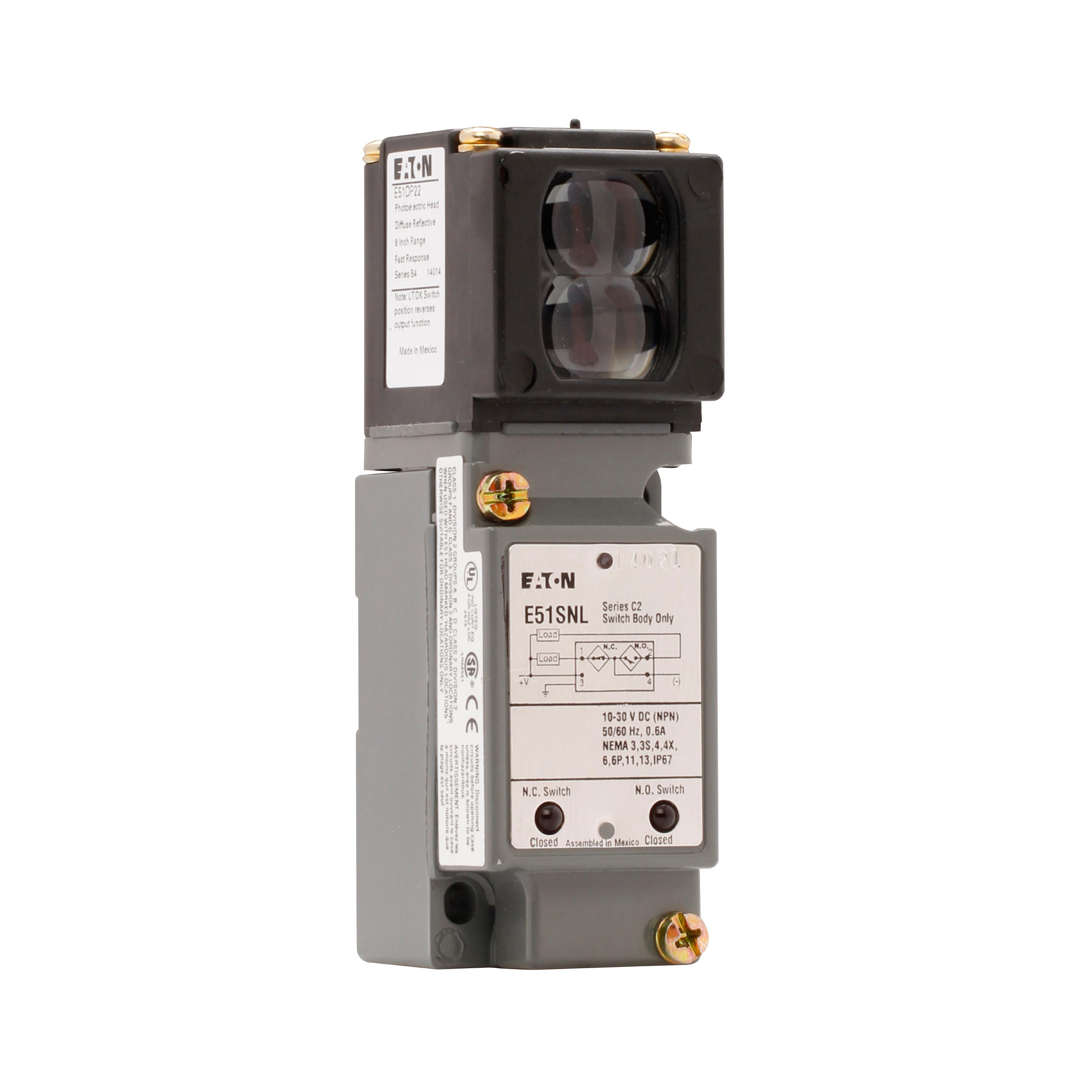 THRU BEAM RECEIVER HEAD【E51DF11】