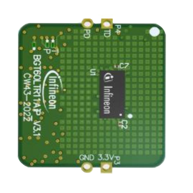 【SHIELDBGT60LTR11AIPTOBO1】EVAL BOARD FOR BGT60LTR11AIP