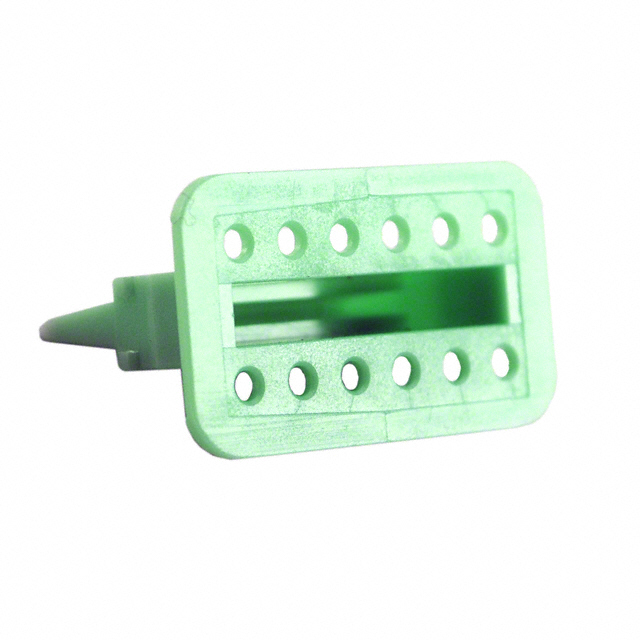 【AW12S】CONN PLUG WEDGE 12POS GREEN