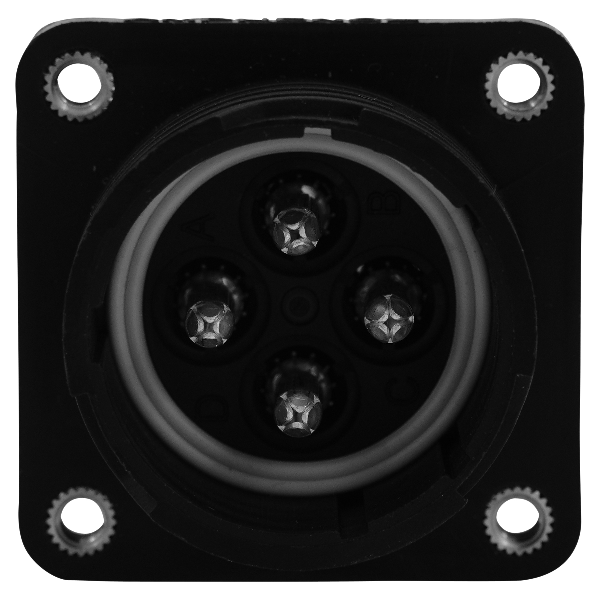 CONNECTOR, PLASTIC, REAR MOUNT,【APC03-18-4P】