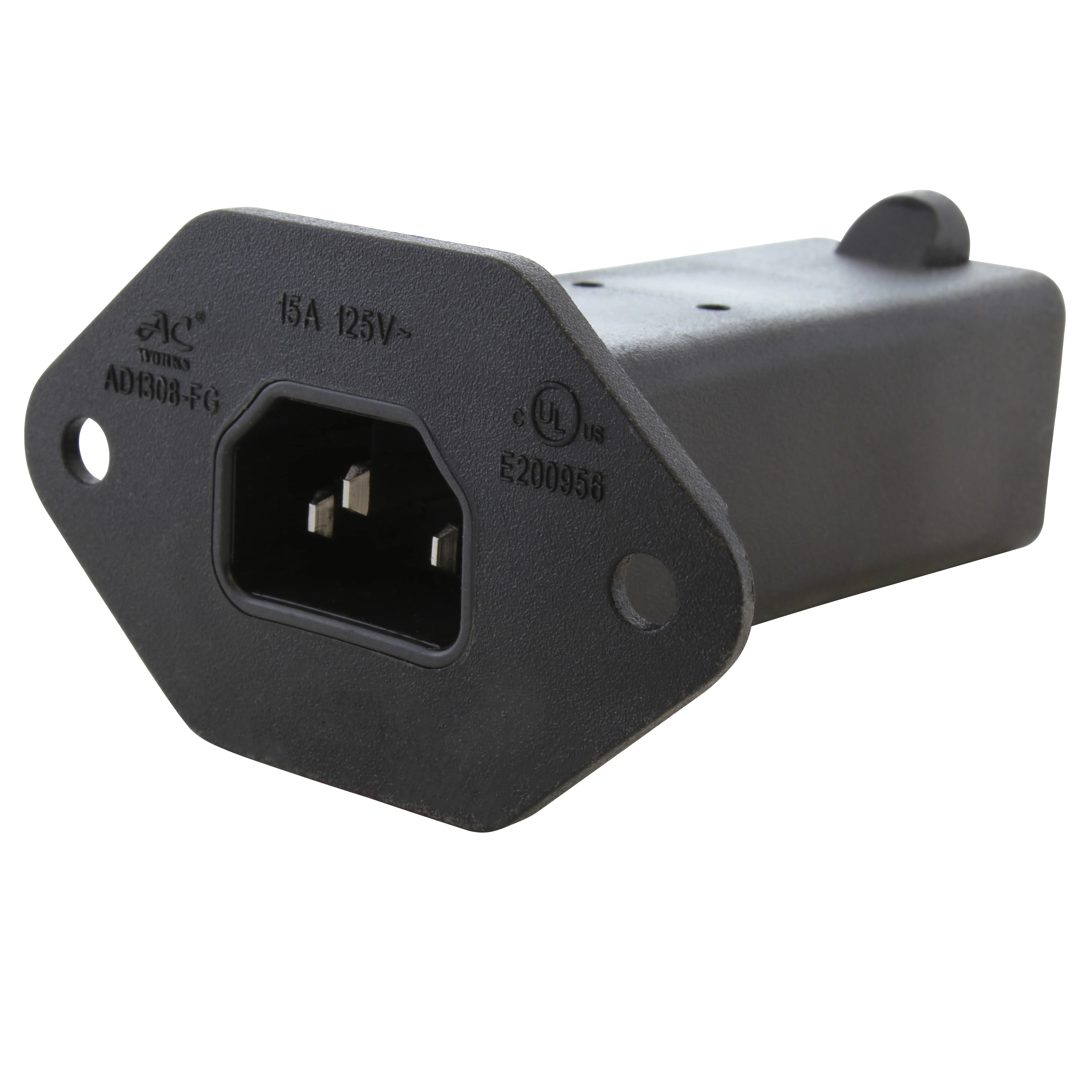 【AD1308-FG】IEC C14 to 5-15R With Mount