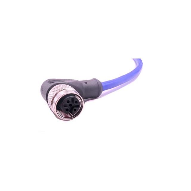 【C3D80M010】M12,CORD SET, 3 COND, FM/RA, BLU