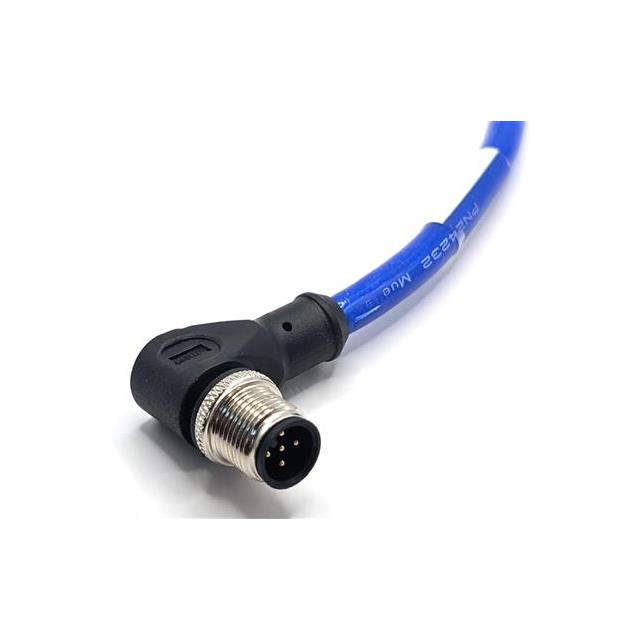 【C5B82M010】M12,CORD SET, 5 COND, M/RA, BLUE