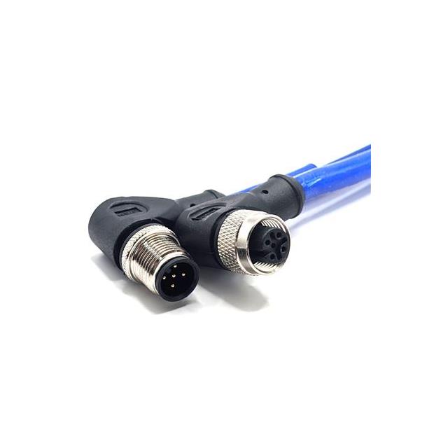 【C5BD82M010】M12,CORD SET, 5 COND, M/RA, FM/R