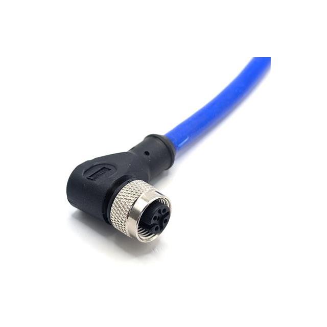 【C5D82M010】M12,CORD SET, 5 COND, FM/RA, BLU