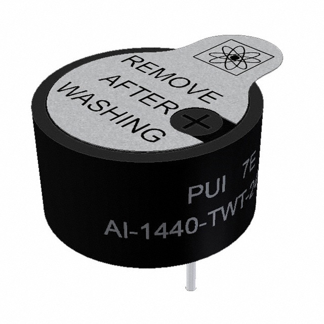 BUZZER PIEZO 24V 13.8MM TH【AI-1440-TWT-24V-2-R】
