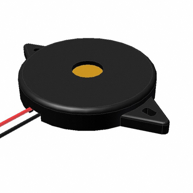 BUZZER PIEZO 10V 30MM FLANGE【AT-3045-TF-LW110-R】