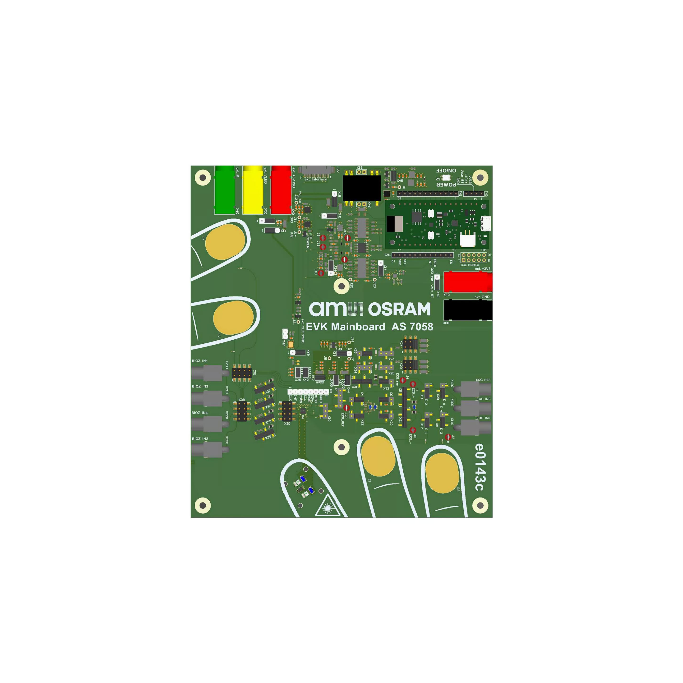 AS7058A EVK EXTENSION BOARD【AS7058A EVK EXTENSION BOARD】