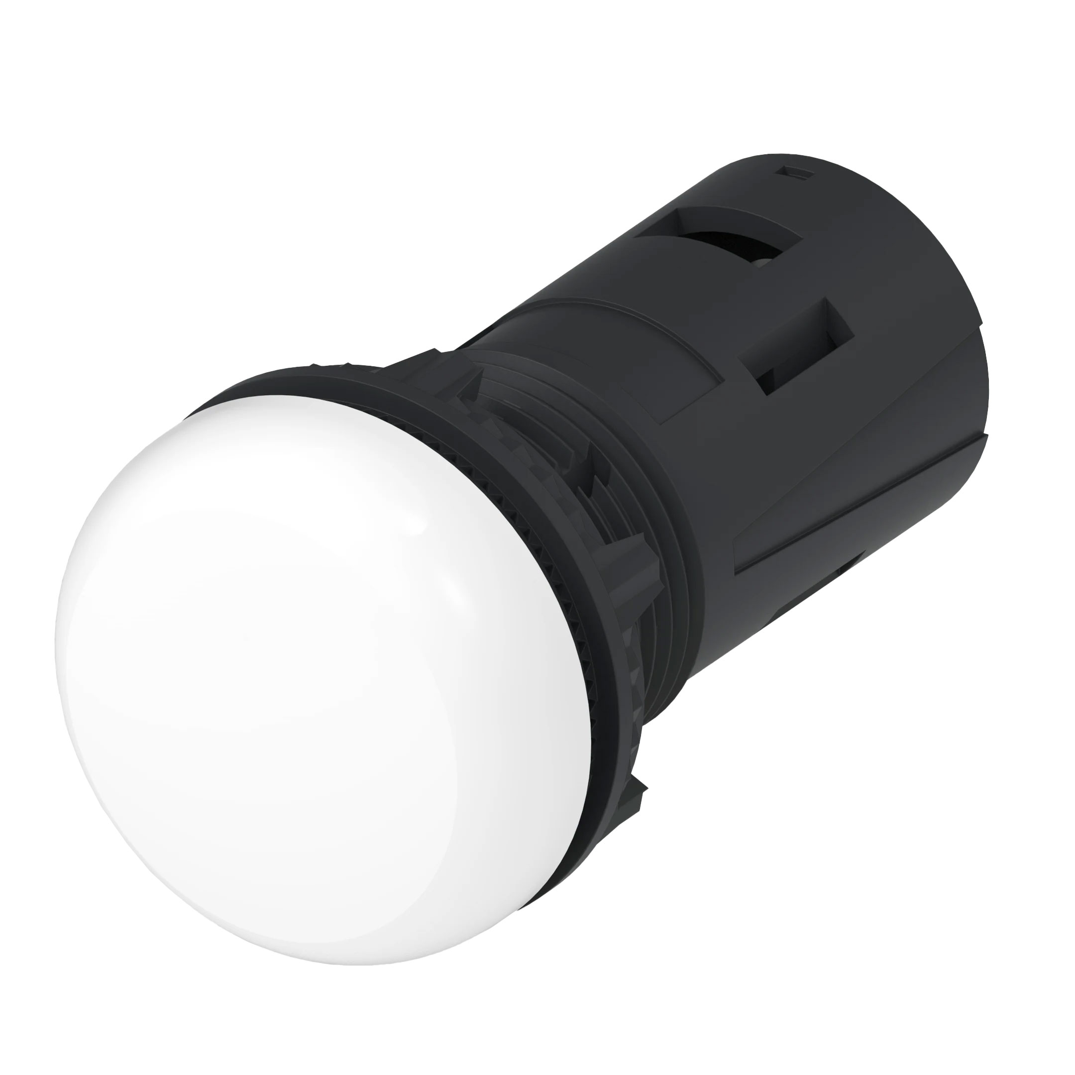【1-2489541-1】LED PNL IND WHITE CLEAR 29.60MM
