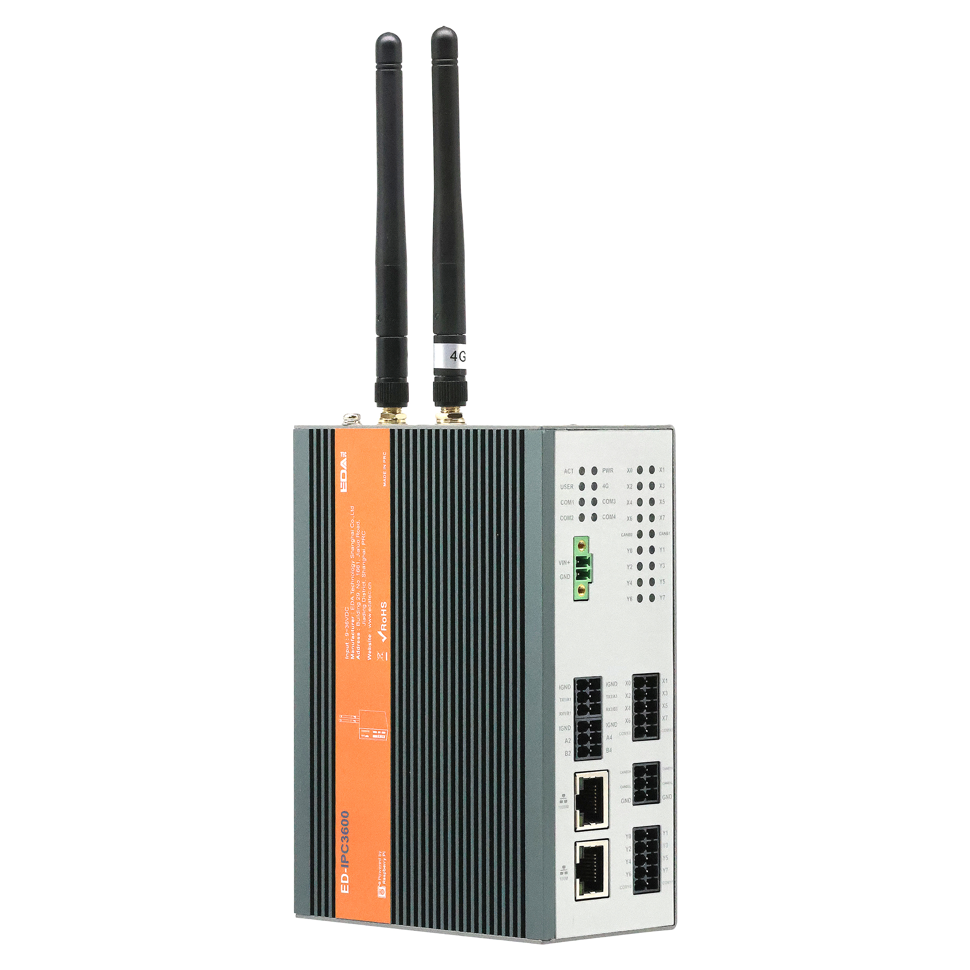 【ED-IPC3632-10832-4EU-S】RPI CM5108032 INDUSTRIAL PC