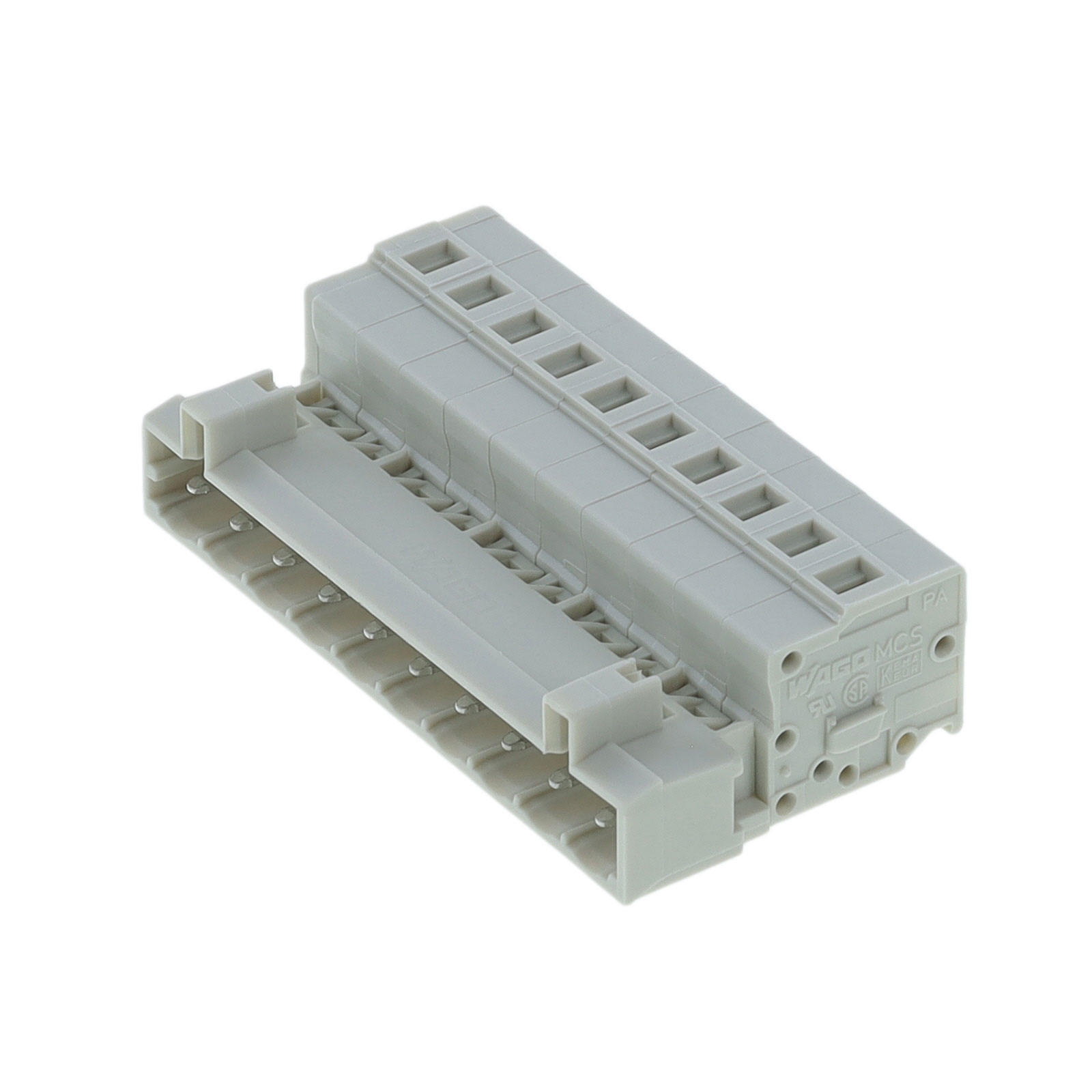 【721-610】TERM BLOCK PLUG 10POS 5MM