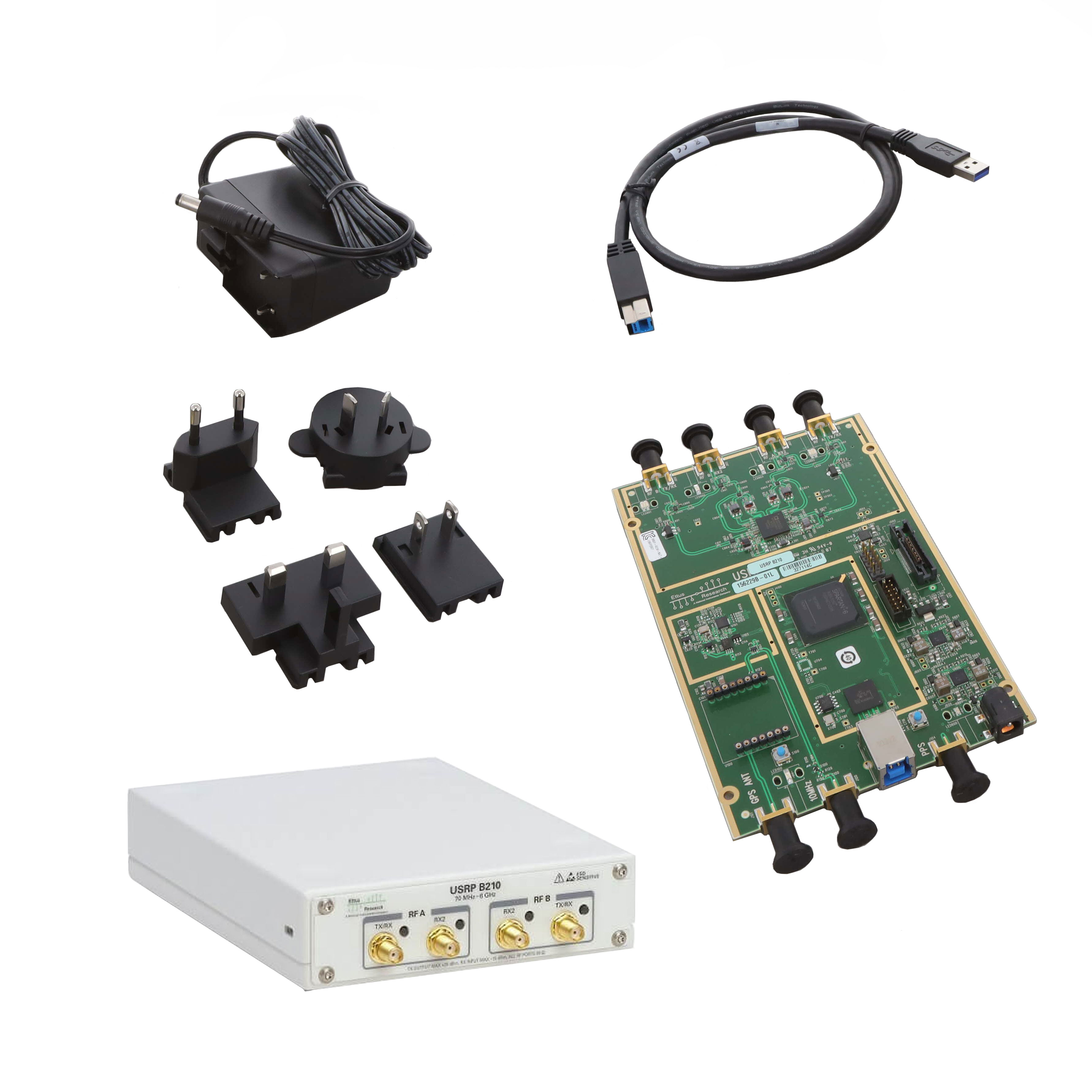 【471-043】ETTUS USRP B210 W/ ENCLOSURE