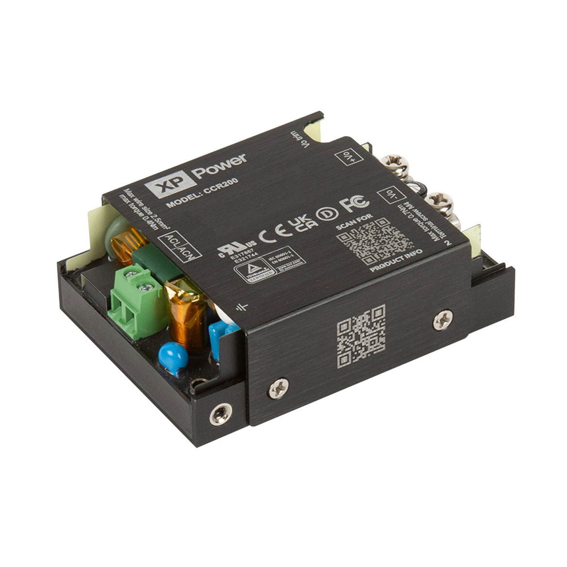 【CCR200PS30】AC-DC POWER SUPPLY 30VDC 6.66A