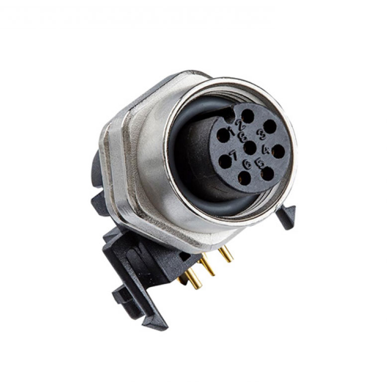 M12 CONN RA DCODE MATED IP【M12D-04PFFR-SF7003】