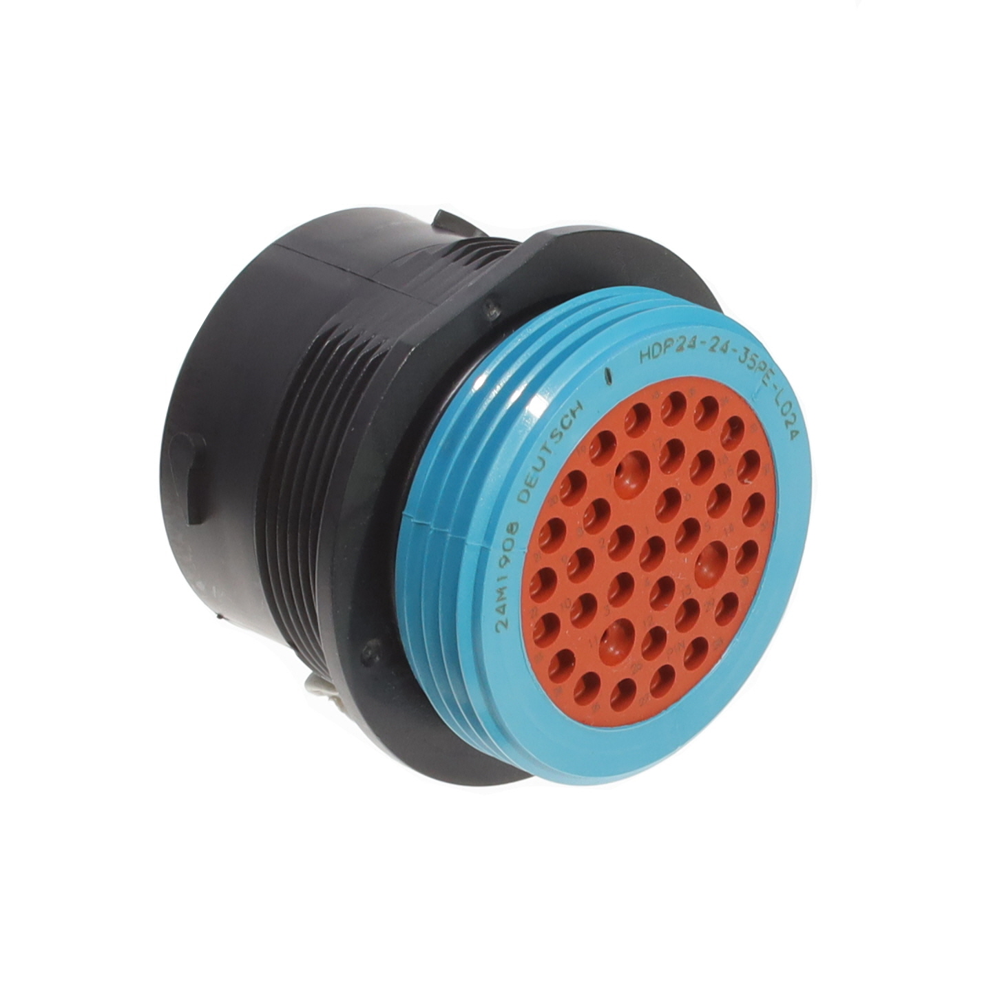 【HDP24-24-35PE-L024】REC, 35P, BLK, E, WTHD, 16/20, P