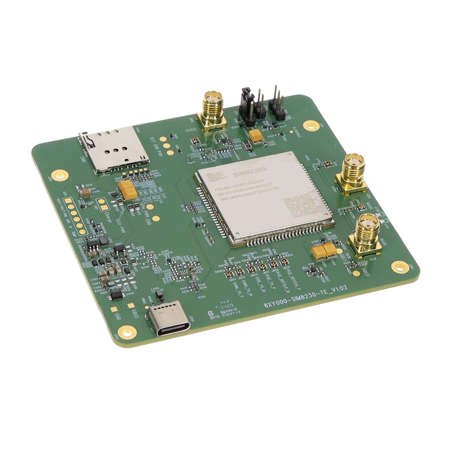 【SIM8230G-TEKIT】TESTING BOARD FOR SIM8230G