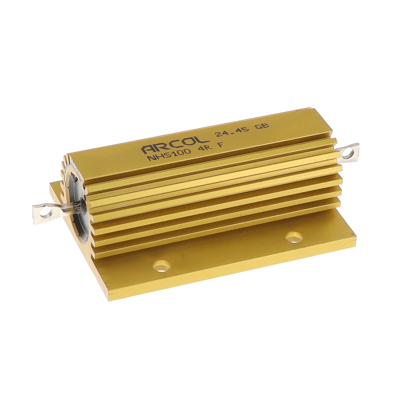 【NHS100 4R F】RES CHAS MNT 4 OHMS 1% 100W
