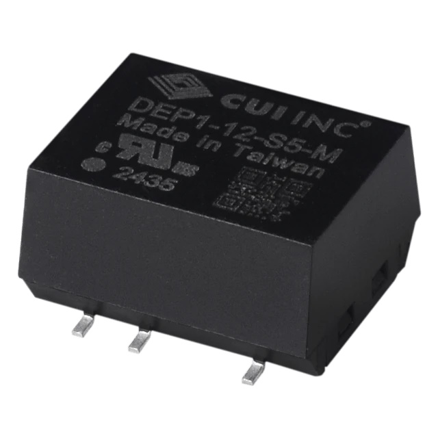 DC-DC ISOLATED, 1 W, 4.5~5.5 VDC【DEP1-5-D12-M】