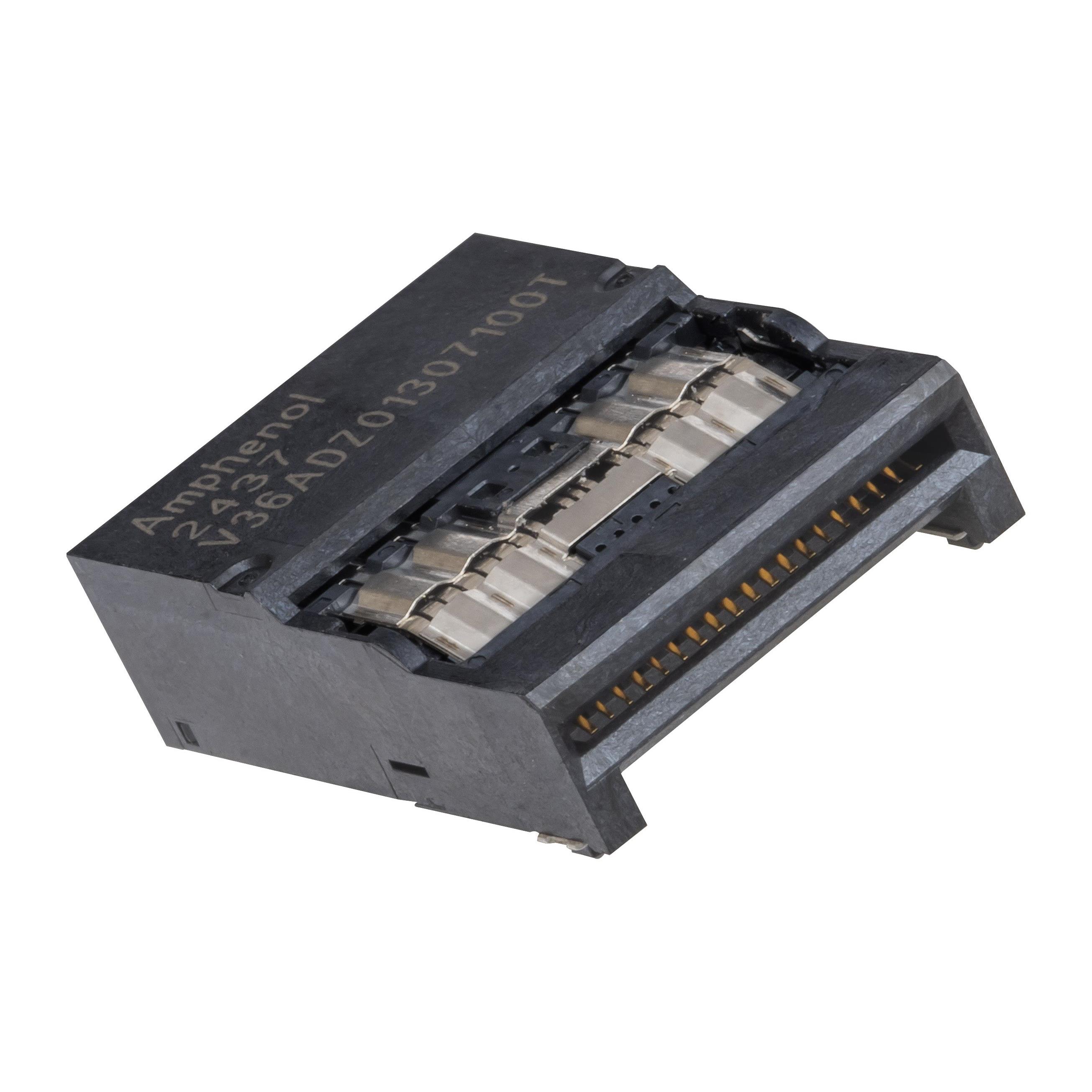 【V36ADZ01307101T】112G QSFP-DD 1x1 SMT connector