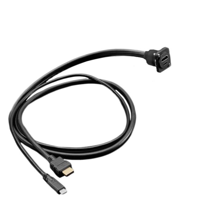 【6118】DUAL PANEL MOUNT EXTENSION CABLE